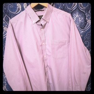 Eddie Bauer Purple/White Dress Shirt